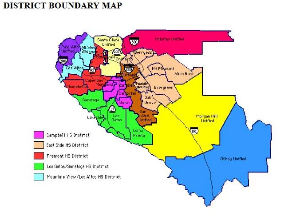 Mapa evergreen school district