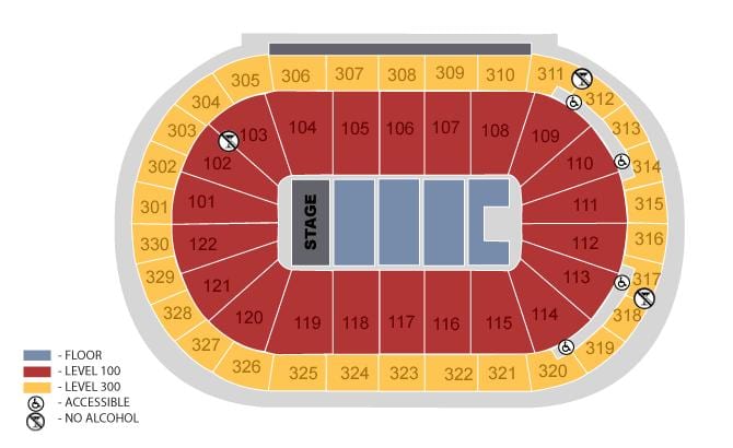 rogers arena brány mapě