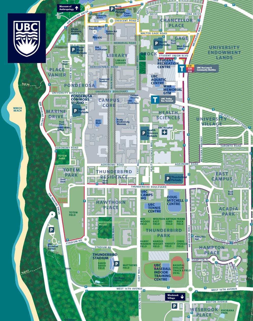ubc poloha na mapě