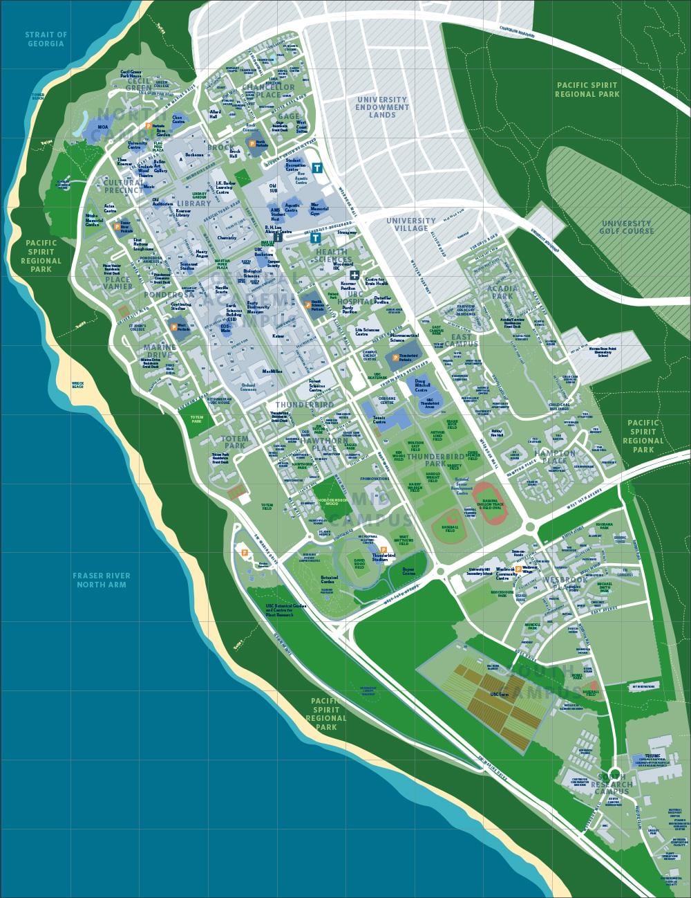 Mapa ubc vancouver