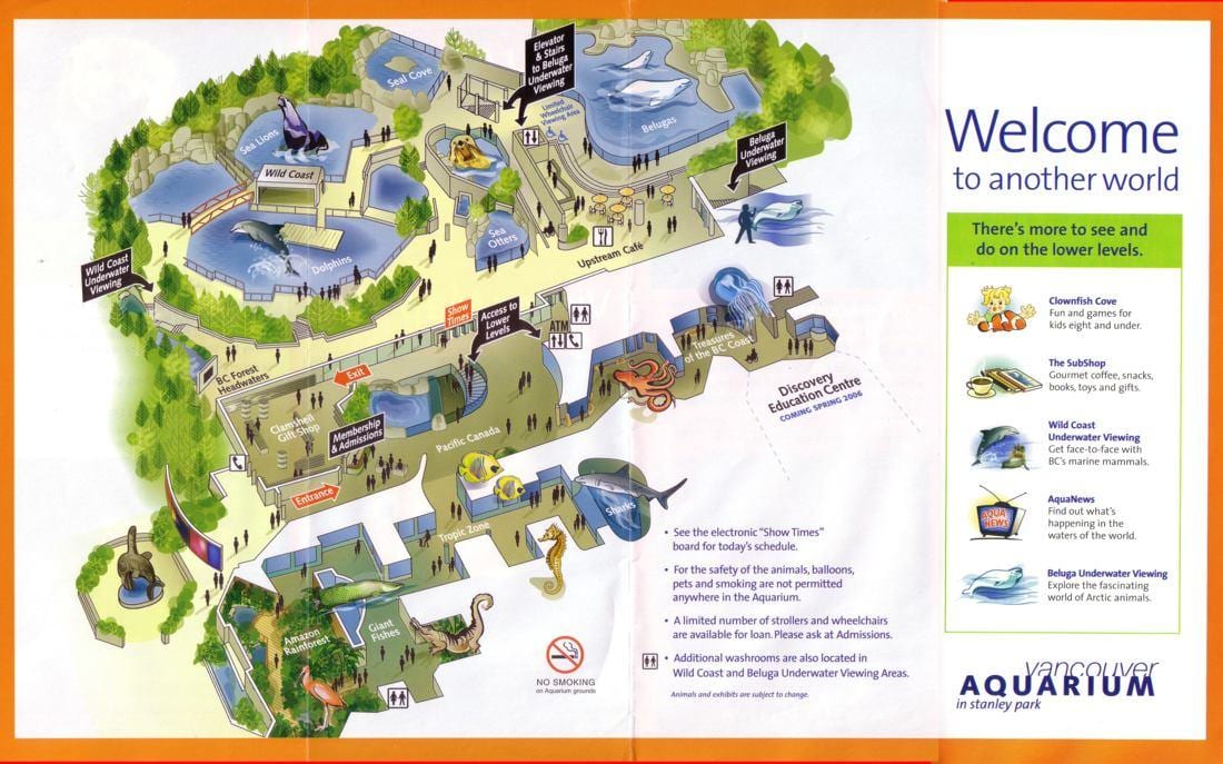 Mapa vancouver aquarium