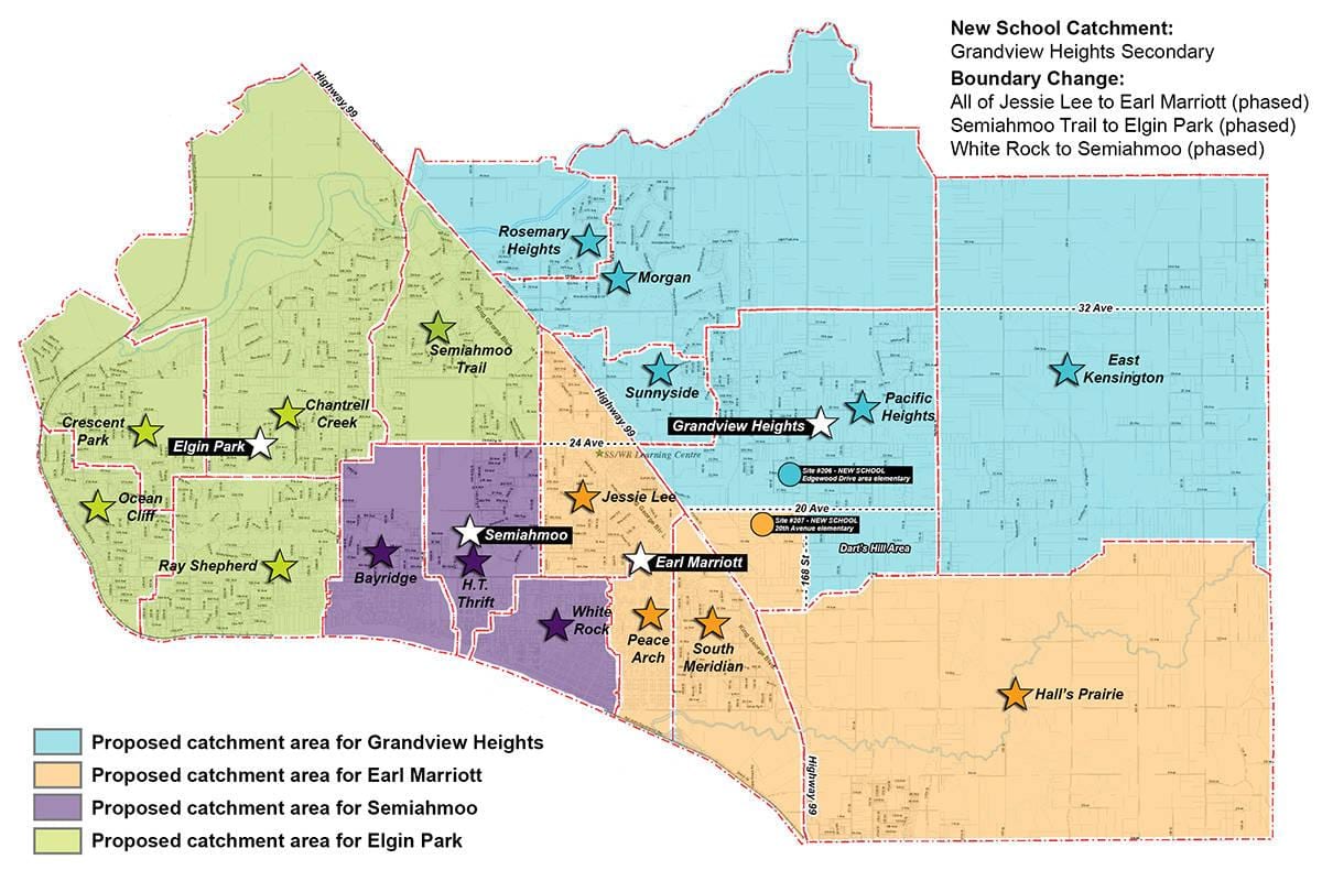 north vancouver základní školy spádové mapě