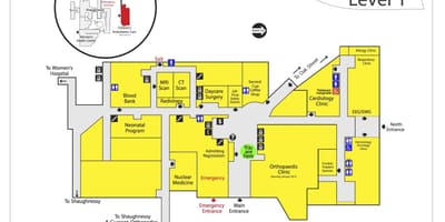 Mapa dětská nemocnice vancouver