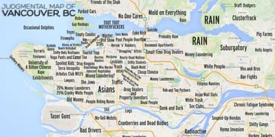 Kritický mapa vancouver