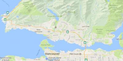 Vancouver island hory mapa