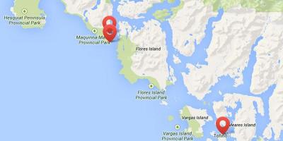 Mapa vancouver island hot springs