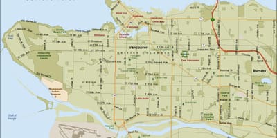 Vancouver poloha na mapě