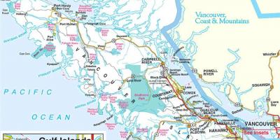 Vancouver parky mapě