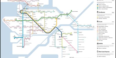 Mapa vancouver seabus