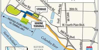 Nábřeží vancouver mapě
