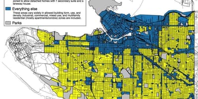 Pásmo mapa vancouver
